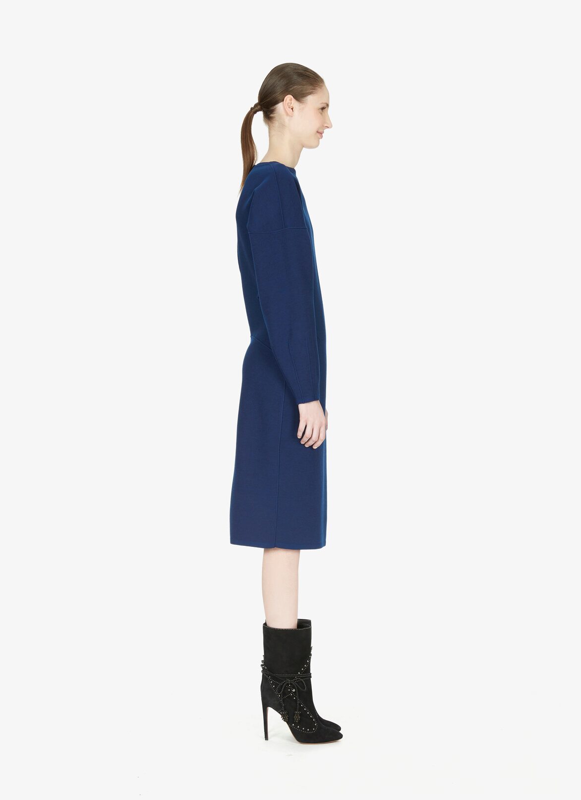 Wool-Blend Dress ALAÏA MARINE WOOL-BLEND DRESS